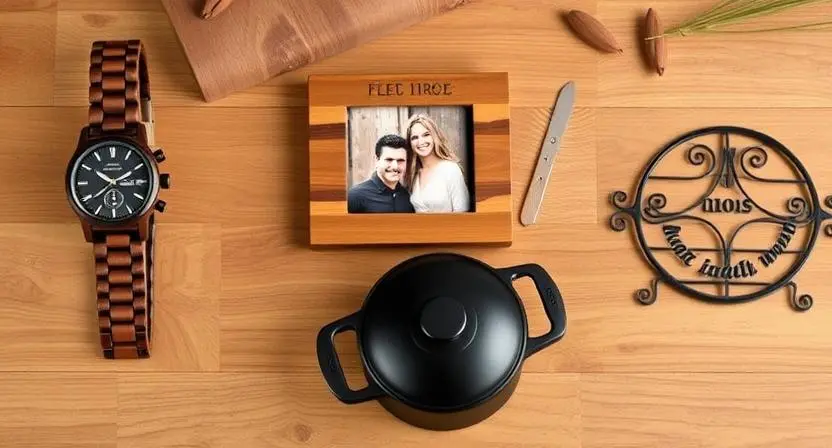 The Perfect 6 Year Anniversary Gift? It's All About Wood & Iron!