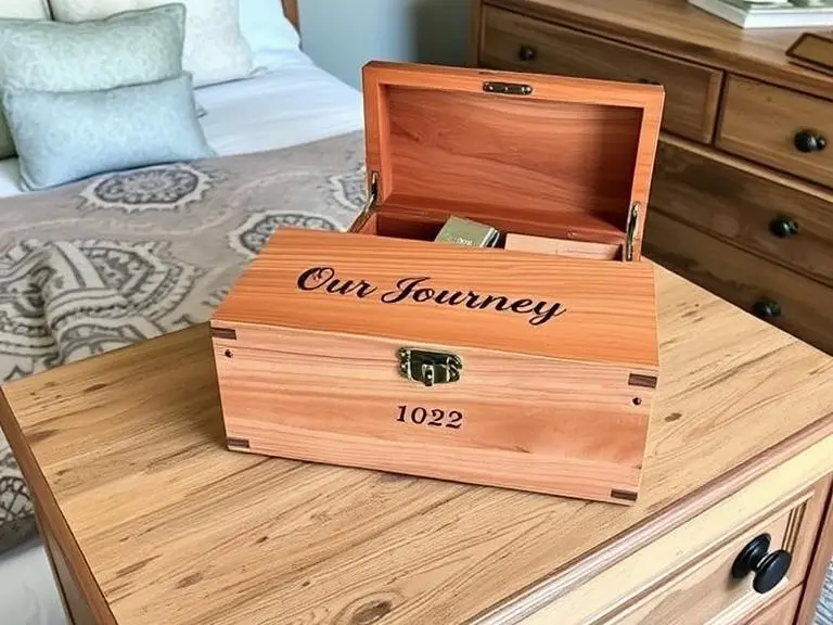 Custom Engraved Wooden Memory Box