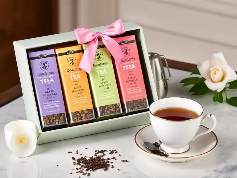 Gourmet Tea Sampler Set for relaxing moments