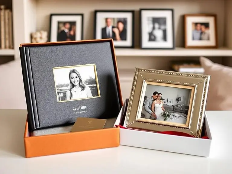 Personalized Wedding Photo Album Frame