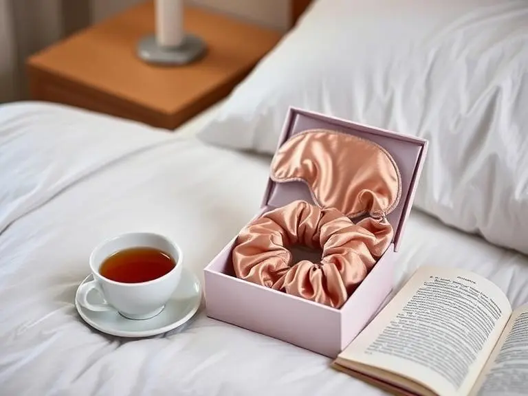 Silk Sleep Mask and Scrunchie Set