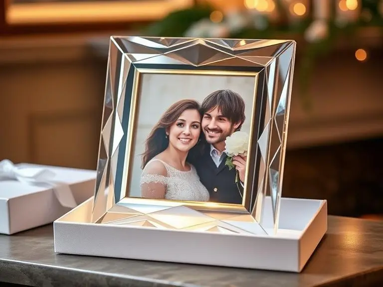 Crystal Glass Photo Frame for picture
