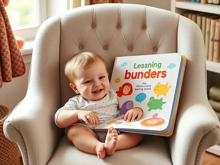 Interactive electronic learning book for toddlers