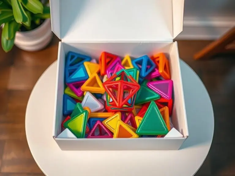 Magnetic Building Tiles Set