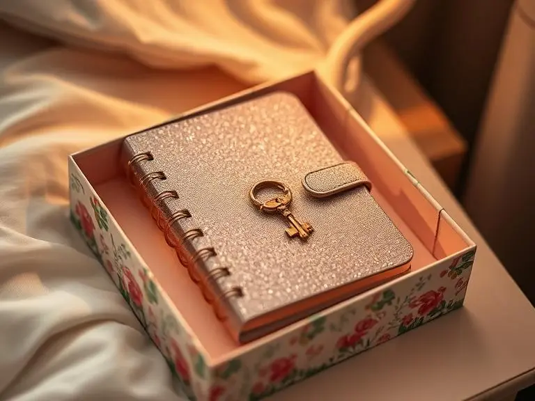 Diary with Lock and Key