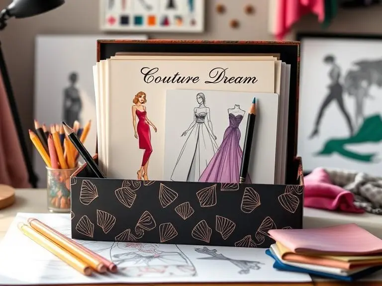 Fashion Design Sketchbook Set