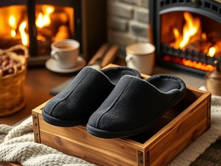 Comfortable memory foam slippers