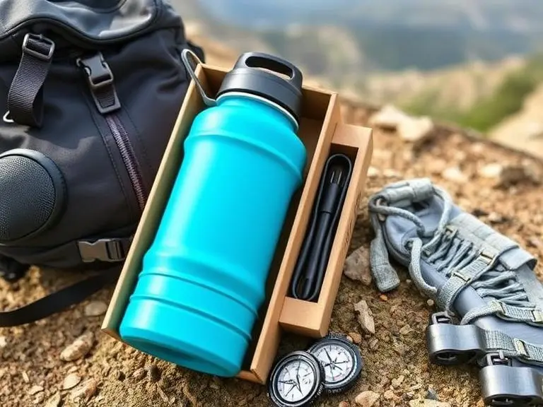 Foldable silicone collapsible water bottle