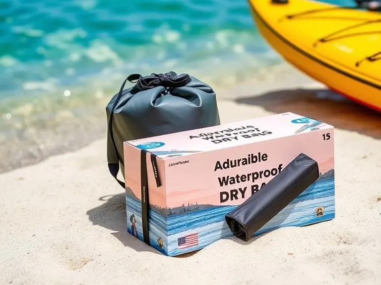 Waterproof dry bag for kayaking or beach travel