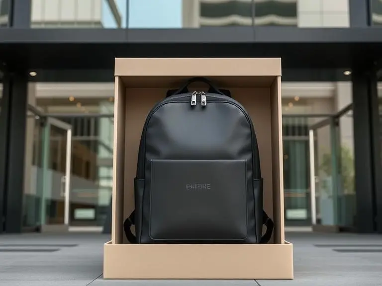 Stylish minimalist backpack for work/travel