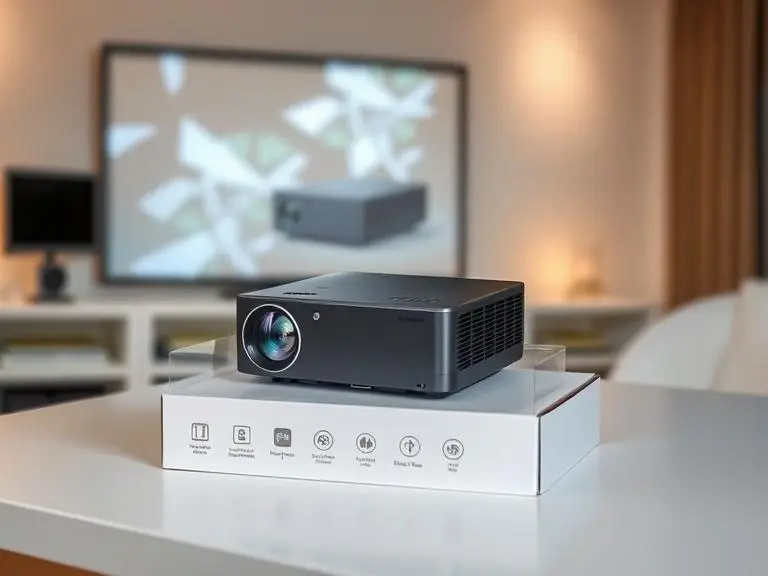 Compact portable projector for presentations/entertainment