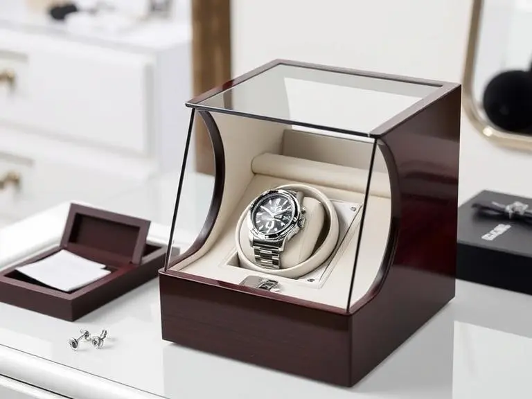 Automatic watch winder box