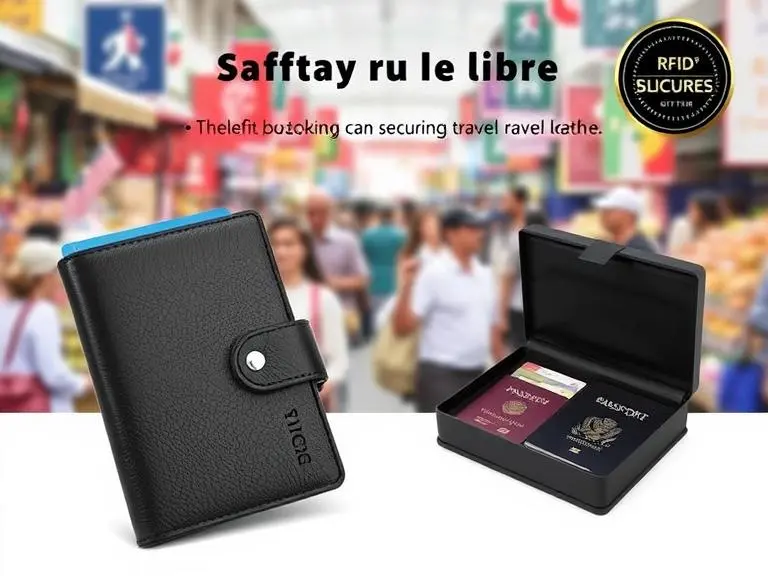 RFID Blocking Travel Wallet