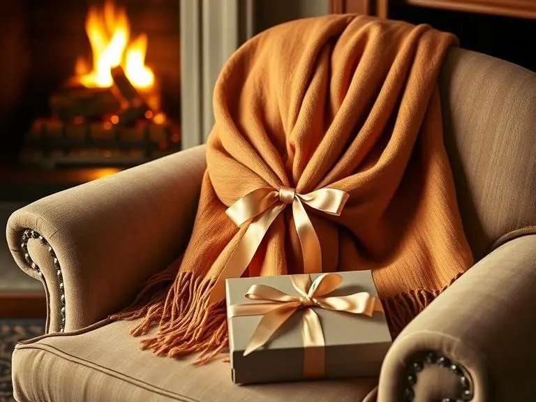 Soft Cashmere Blend Shawl Wrap