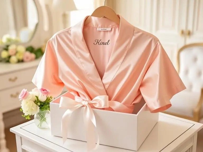 Personalized Satin Bridesmaid Robe