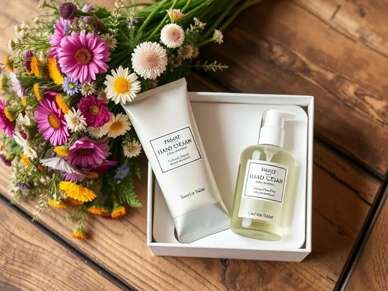 Luxury Hand Cream and Sanitizer Gift Set