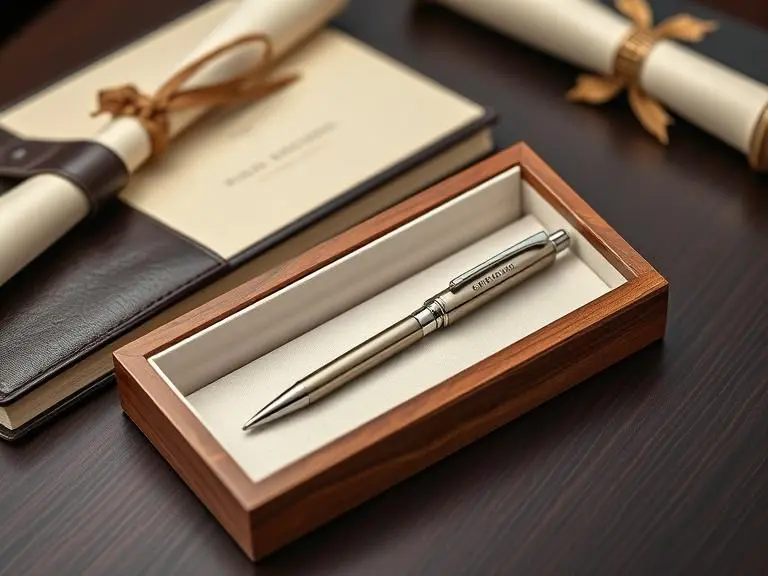 Engraved Luxury Pen Set, a perfect commencement gift