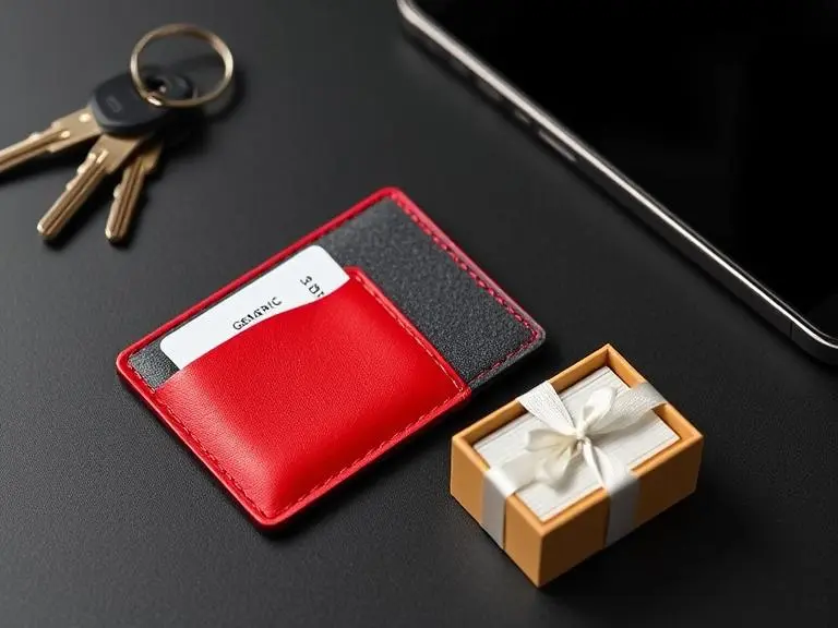 Slim Leather Card Holder Wallet