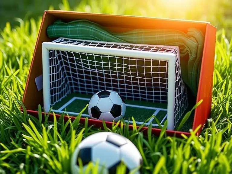 Mini Football Goal Training Set