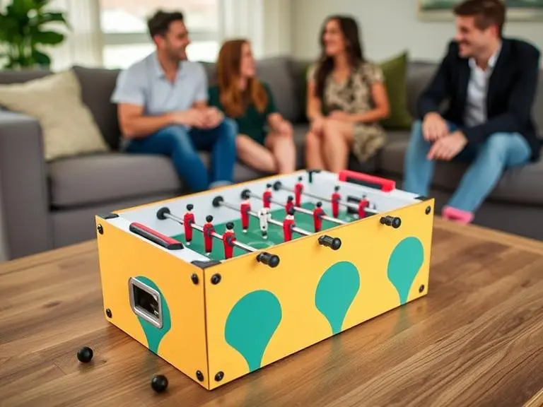 Mini Foosball Tabletop Game
