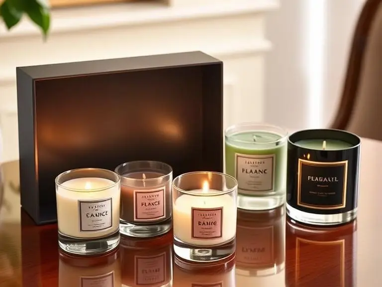 Luxury Scented Candle Gift Set for relaxing aroma