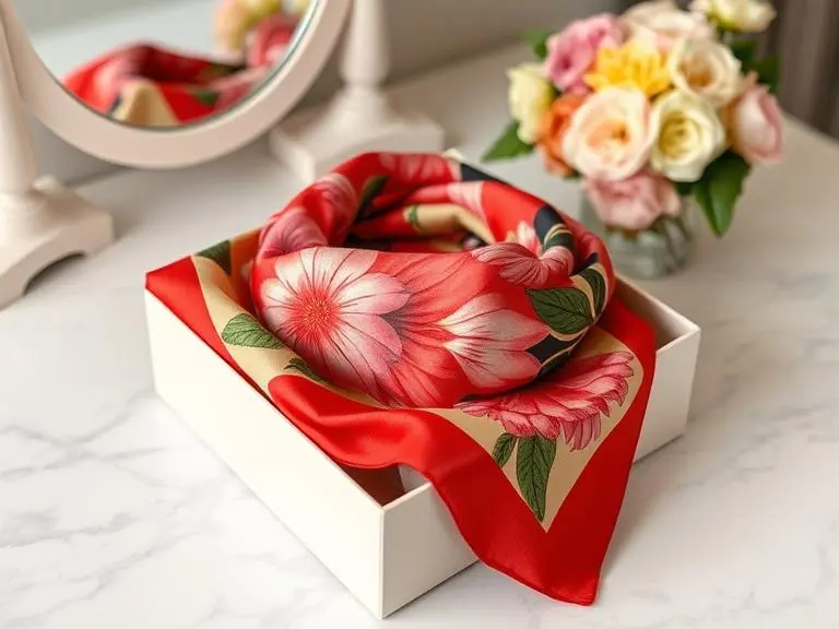 Pure Silk Printed Scarf Fashion accessory