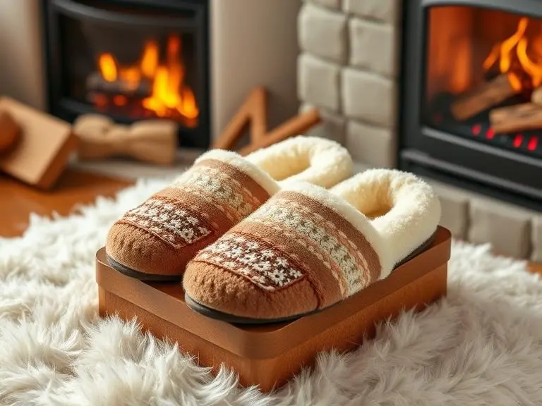 Plush Memory Foam Indoor Slippers for comfort