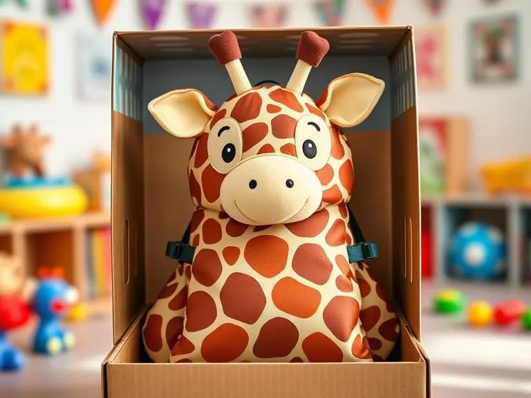 Cute Giraffe Animal Backpack for Kids
