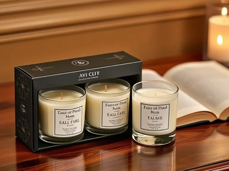 Scented Literary Candle Set