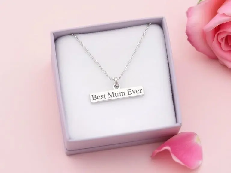 Engraved 'Best Mum Ever' Necklace
