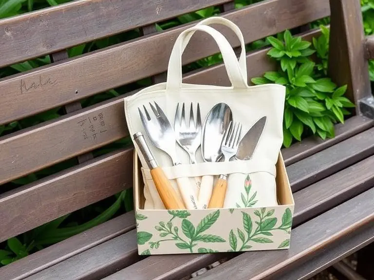 Gardening Tool Set with Tote Bag