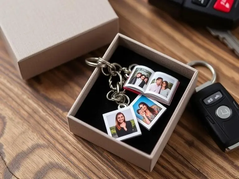Custom Photo Album Keychain