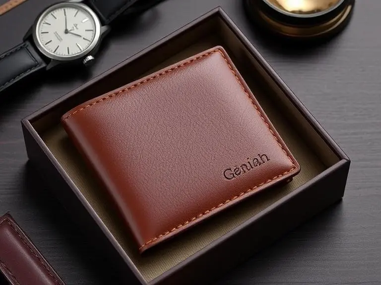 Personalized Leather Wallet