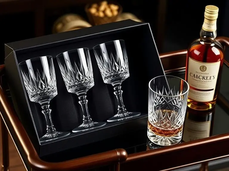 Crystal Whisky Glass Set