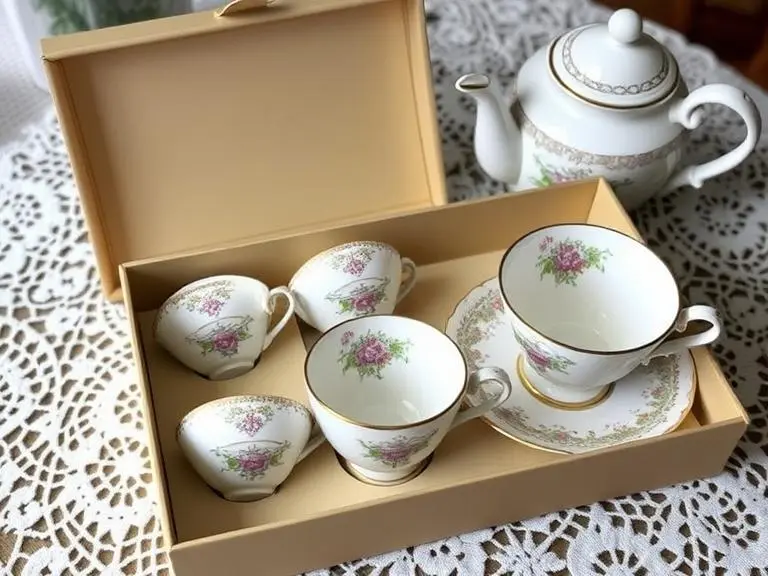 China Teacups and Saucers Set