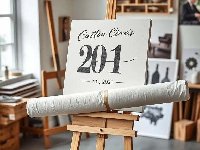 Custom Cotton Canvas Wall Art