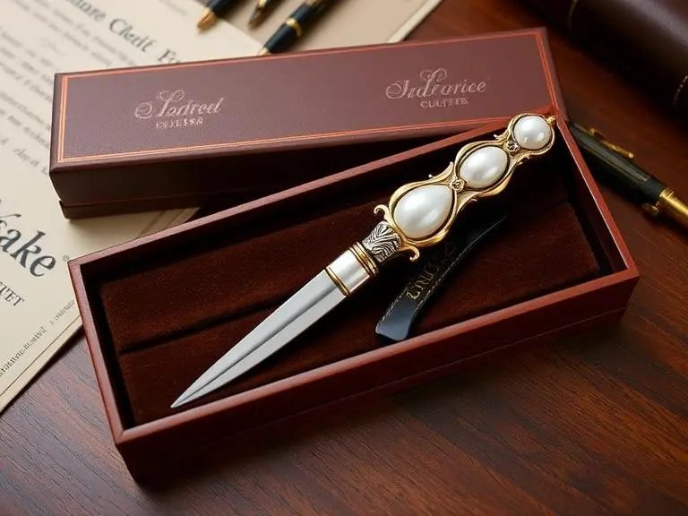Pearl Handle Letter Opener Set