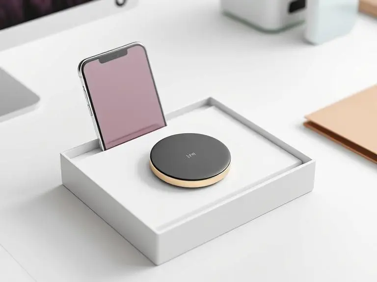 Desk Organizer with Wireless Charger