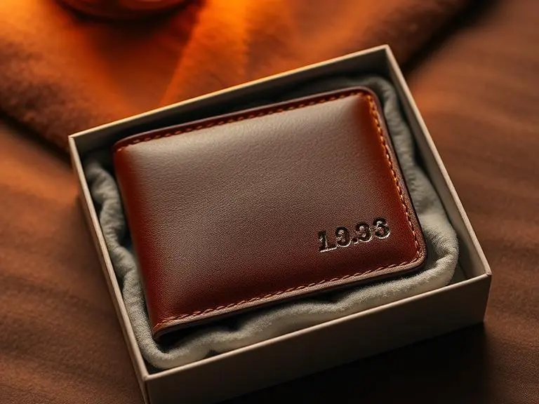 Personalized Leather Wallet