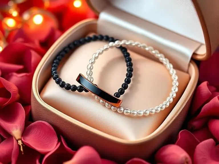 Magnetic Couple Bracelets Set