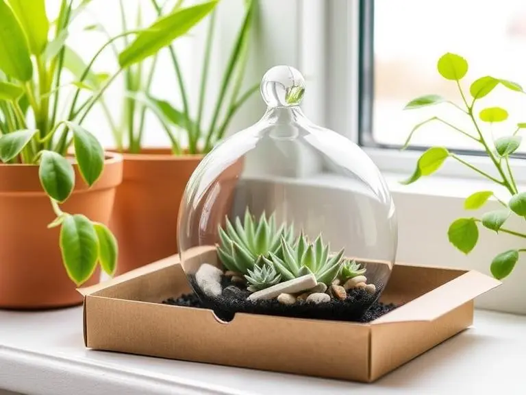 Glass Terrarium Kit Succulent