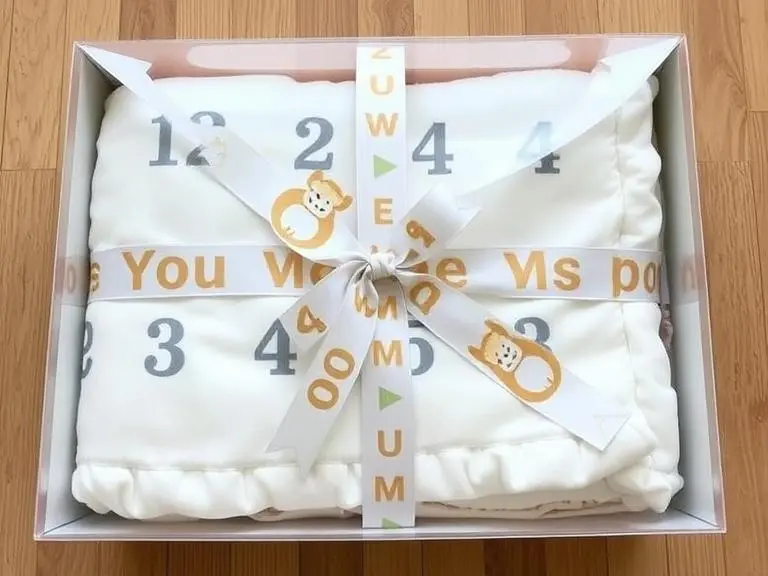 Baby Milestone Blanket Photo Prop Set