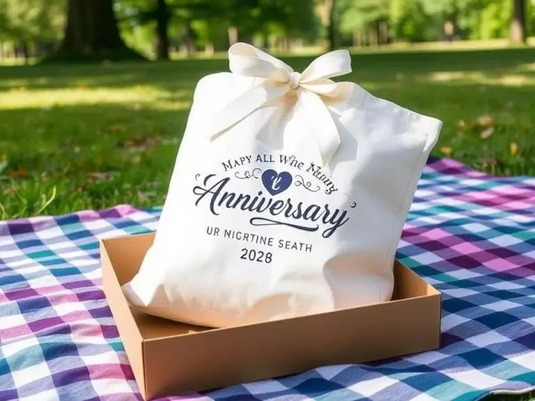 Personalized Cotton Tote Bag Couple