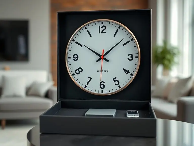 High-End Quartz Wall Clock Silent