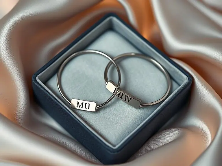 Matching Personalized Stainless Steel Bracelets