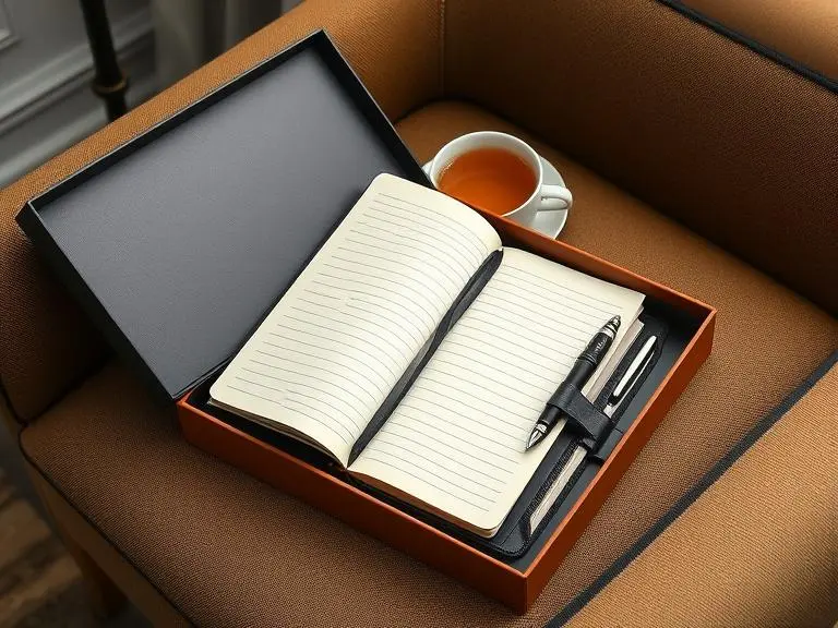 PU Leather Journal & Pen Set