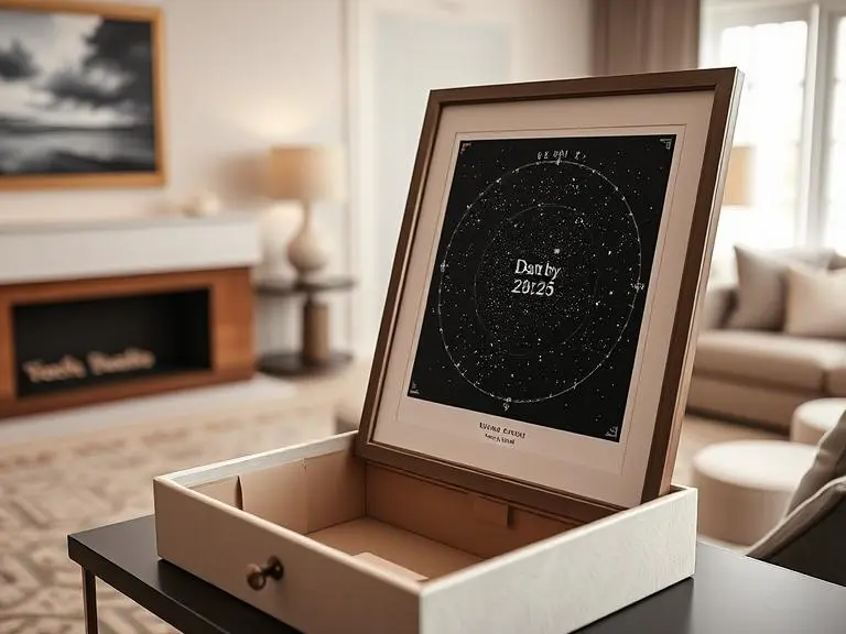 Custom Star Map Night Sky Print