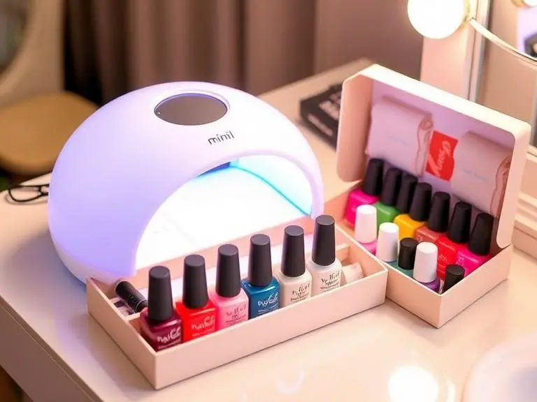 Gel Nail Polish Kit with UV Lamp