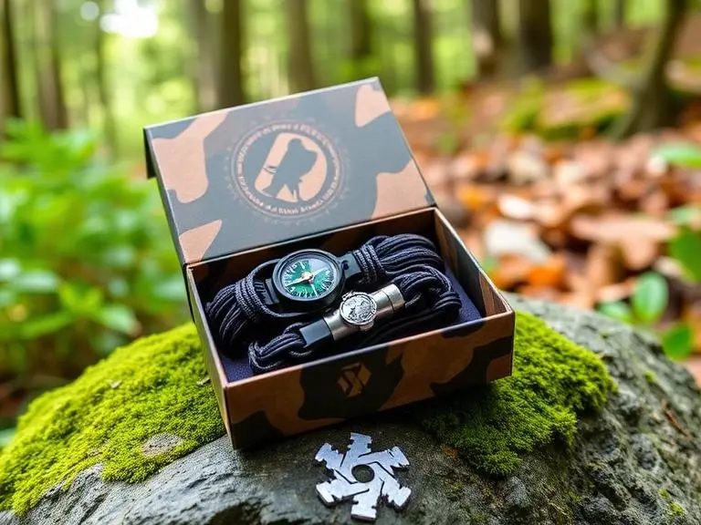 Survival Bracelet with Compass