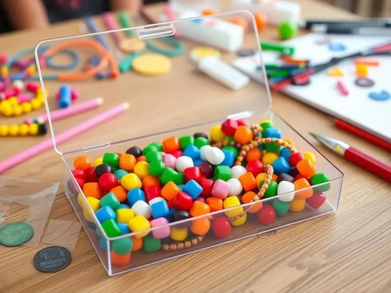 Chunky Bead Stringing Set for motor development